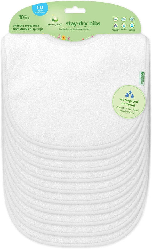 green sprouts Stay-dry Baby Bibs