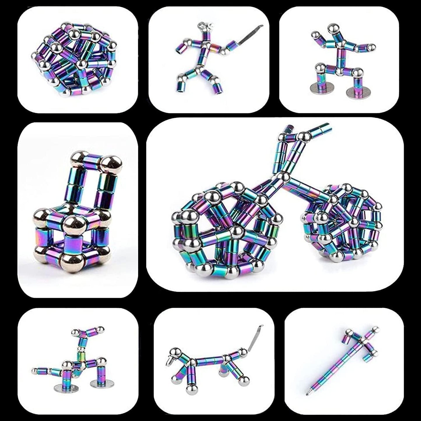 Fidget Pen,Magnetic Pen， Decompression Magnetic Fidget Toy Pen, Magnet Pen Fidget Toy Relieve Pressure Novel Toy Gifts for Kids or Friends! (Color)