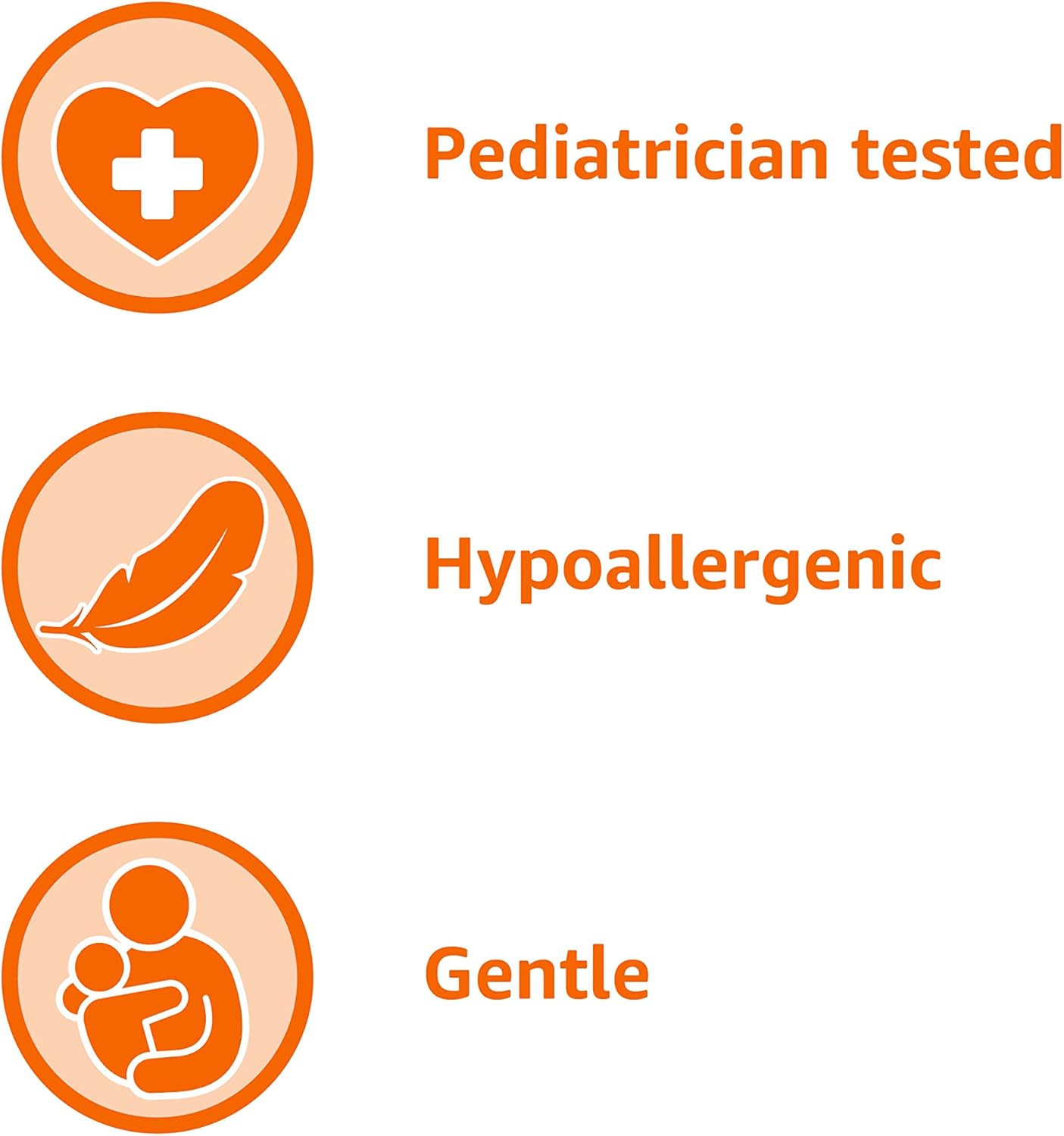 Amazon Basics Tear-Free Baby Hair and Body Wash, Lightly scented, 13.60 Fl Oz (Pack of 4)