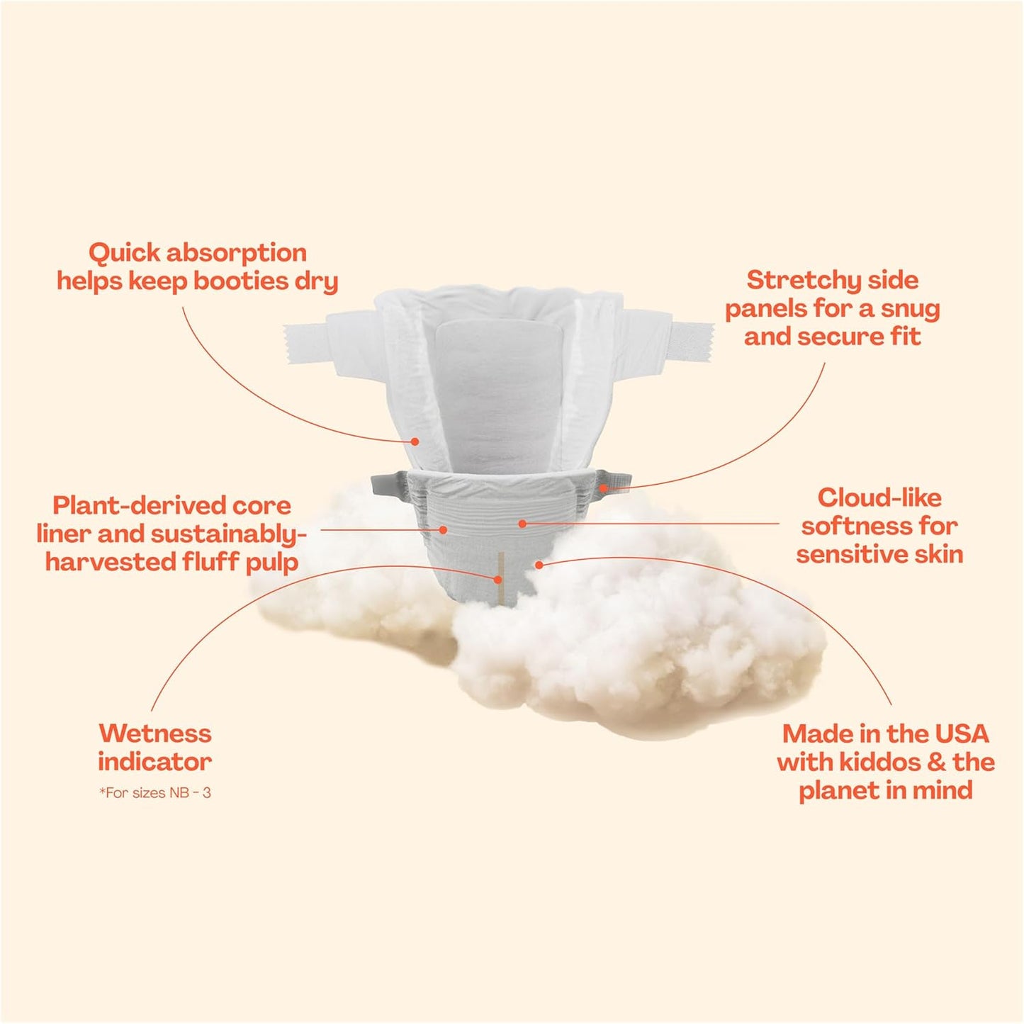 Hello Bello Diapers, Size 4 (22-37 lbs) Wild Cats, 84 Count Value Pack of Premium Disposable Baby Diapers, Hypoallergenic with Soft, Cloth-Like Feel