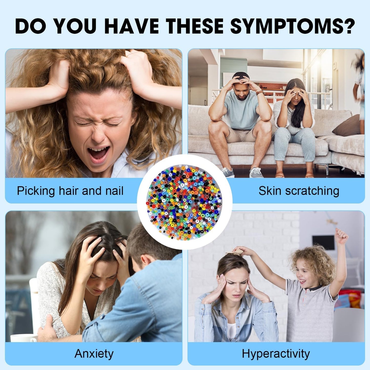 Skin Picking Fidget Toys, Pick Pad Fidget, Fidget Toys for Skin Pickers, Sensory Toys for Skin Picking, Dermatillomania Trichotillomania Fidget Toys(2 PCS)