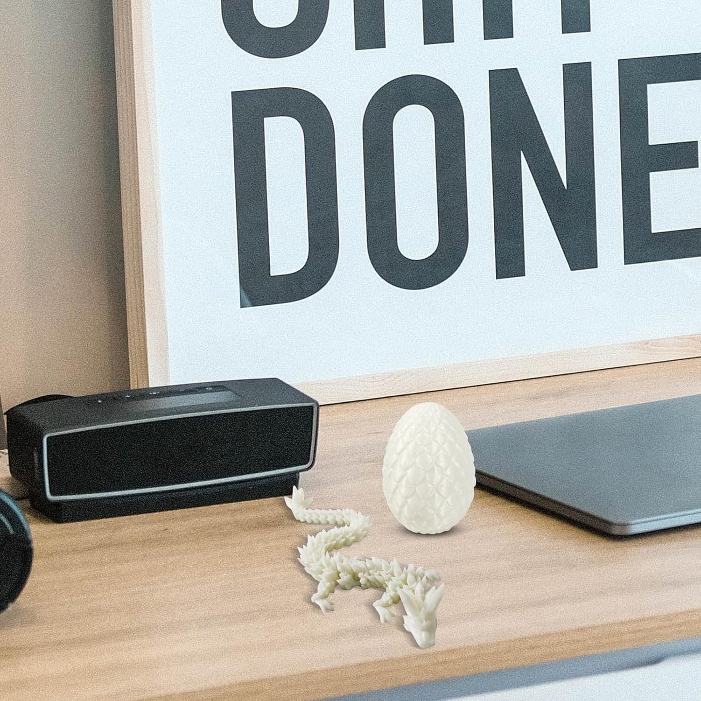 3D Printed Dragon Egg,Mystery Crystal Dragon Fidget Toys,Articulated Dragon,Home Desk Decor Easter Surprise Dinosaur Eggs,Adults Fidget Toys for Autism/ADHD