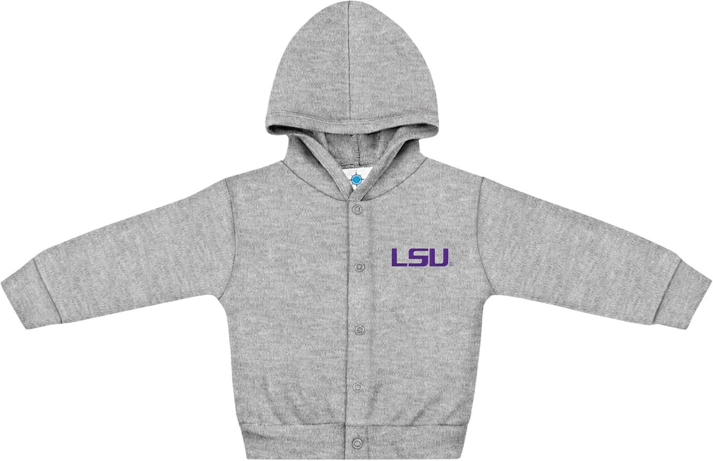 Creative Knitwear College Baby Snap Hooded Jacket - Team Logo, Multiple Colors, for Boys & Girls, (0-24 Months)