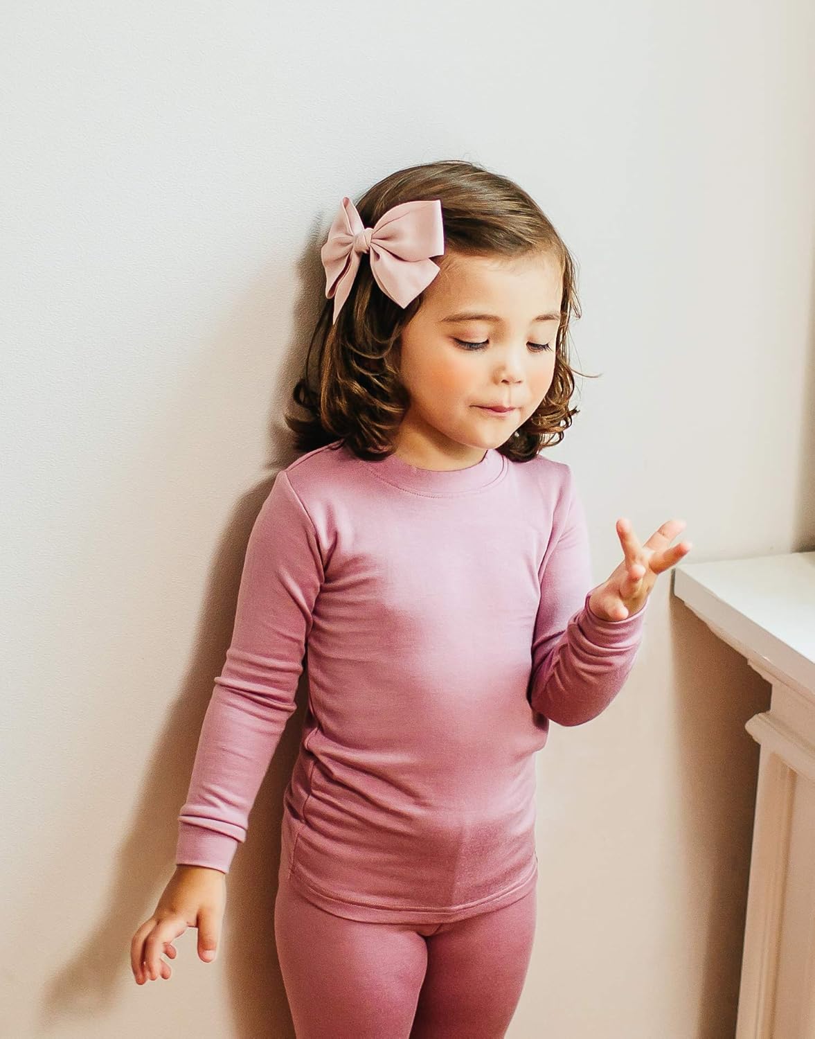 VAENAIT 6M-12Y Toddler Kids Girls Boys Soft Comfy Modal Tencel Solid Raglan Sleepwear Pajamas Pjs 2pcs/4pcs Set