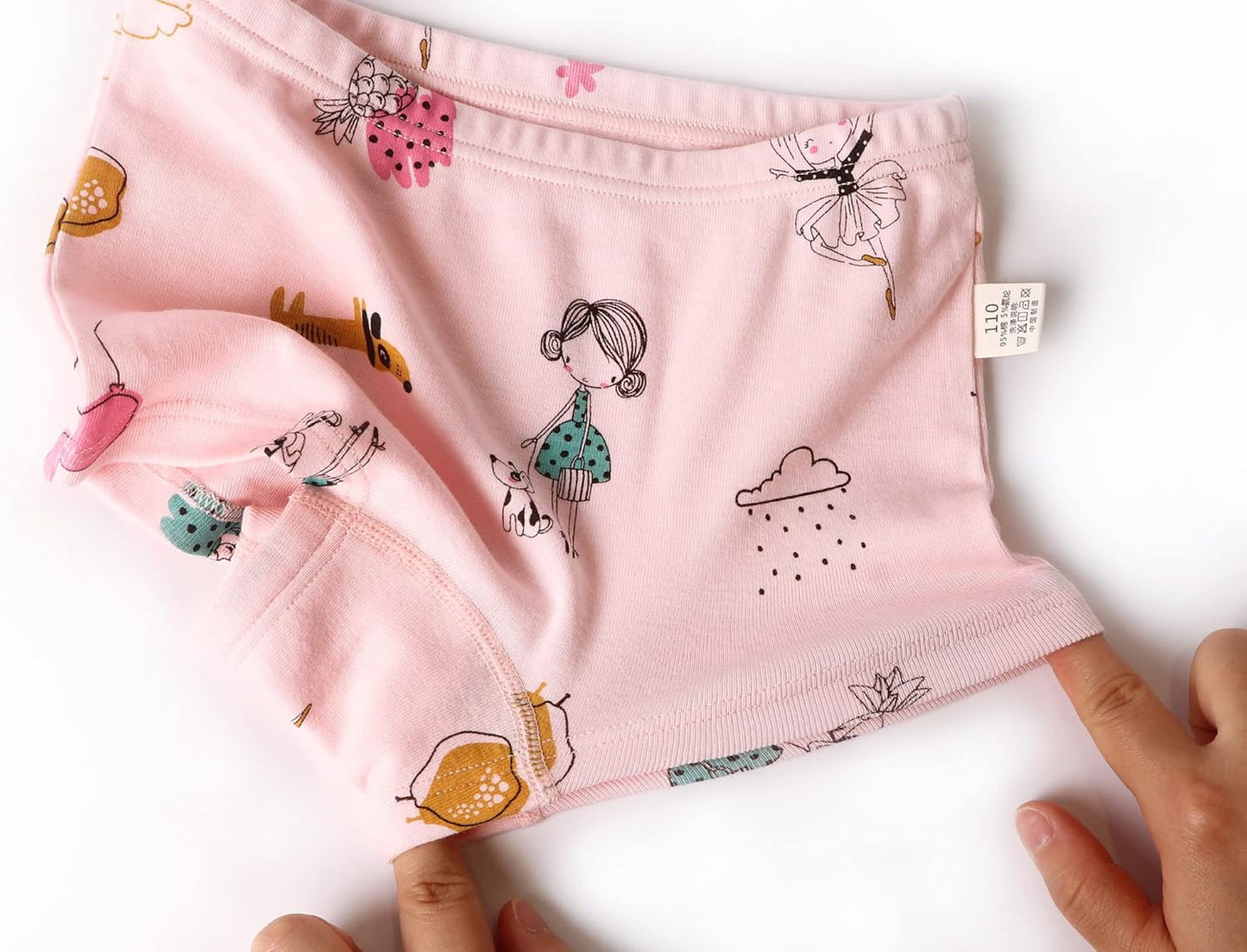 Boboking Soft Cotton Girls' Panties Boyshort Little Girls' Underwear Toddler Undies