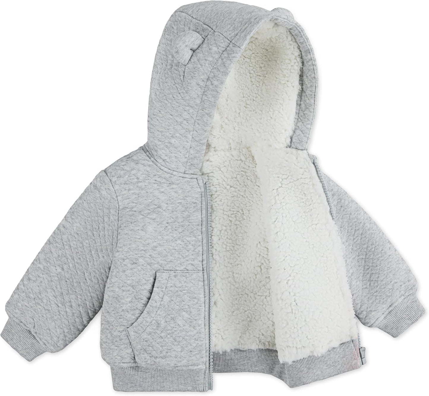 Huggies Baby Fleece Lined Zip Up Hooded Jacket