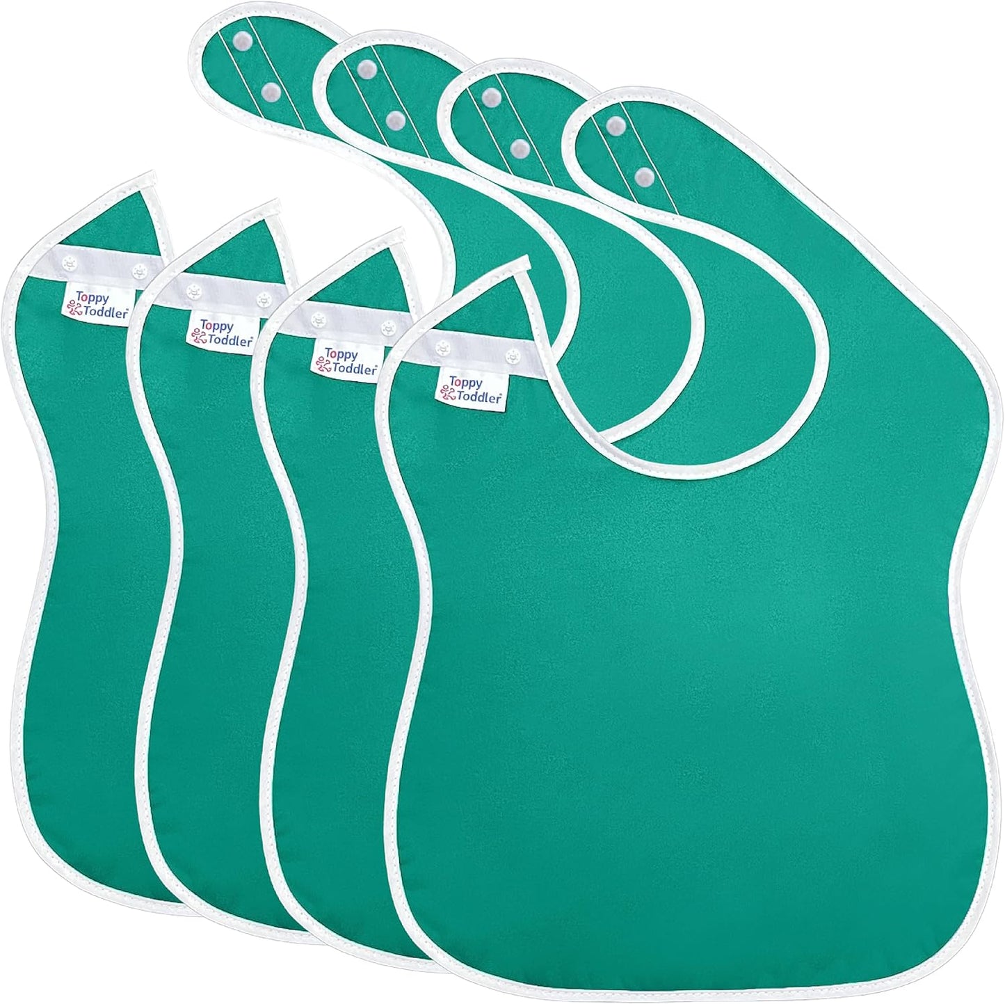 Large Waterproof Bibs Primary Collection - 4pk, 12pk, 48pk