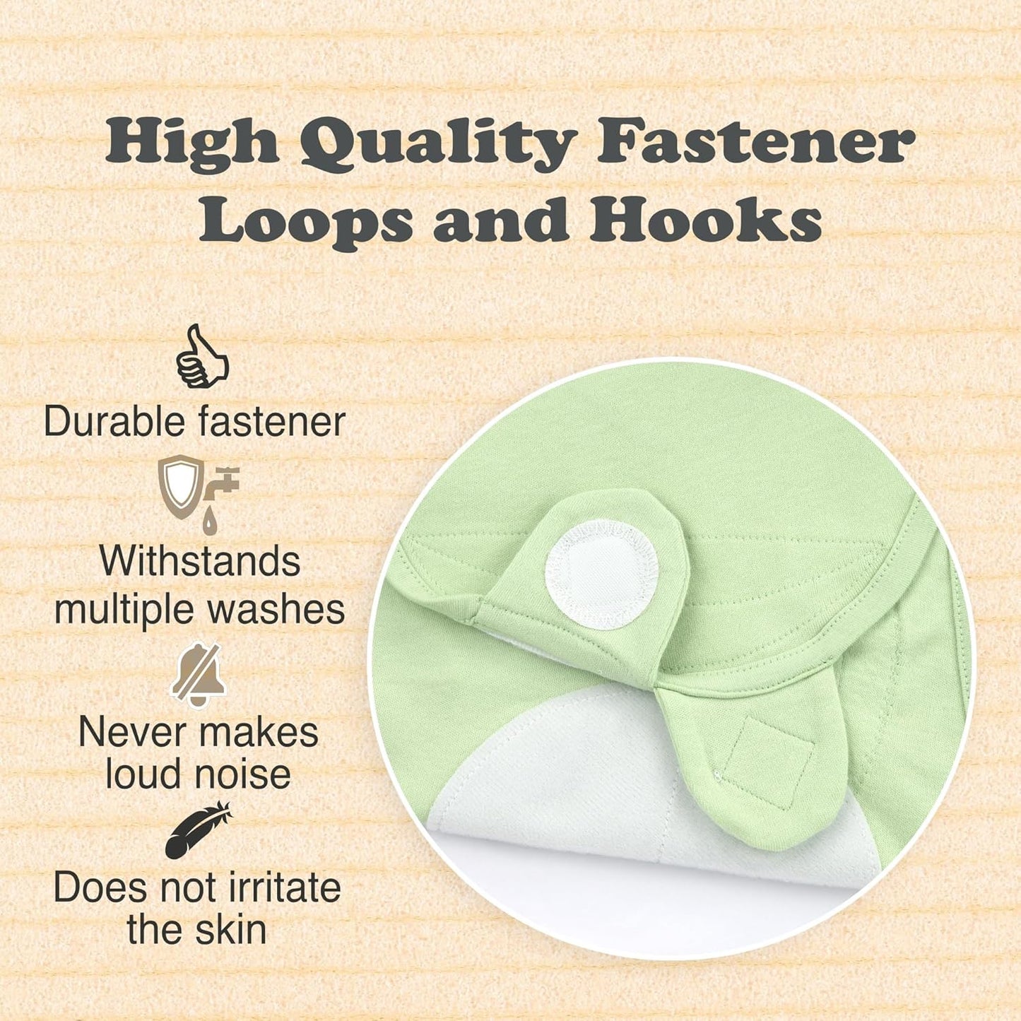 Bublo Baby Swaddles for Newborns – 3-Pack Infant Swaddles 3-6 Months – Adjustable Swaddle Sleep Sack – Soft Organic Cotton Baby Wrap for Safe & Cozy Sleep (Pastel Green)