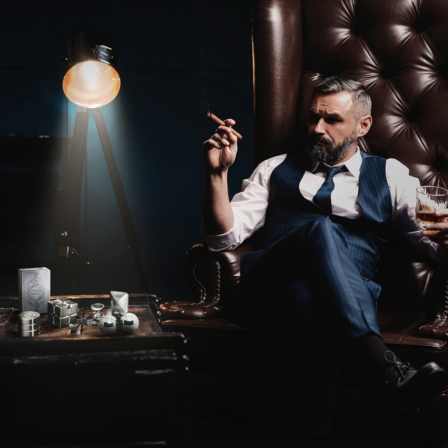 The Executive Fidget Set | Premium Sensory Stress Relief Stim Toys for Adults with ADHD, Anxiety | Fun Office Décor | Novelty Corporate Appreciation Thank You Gift