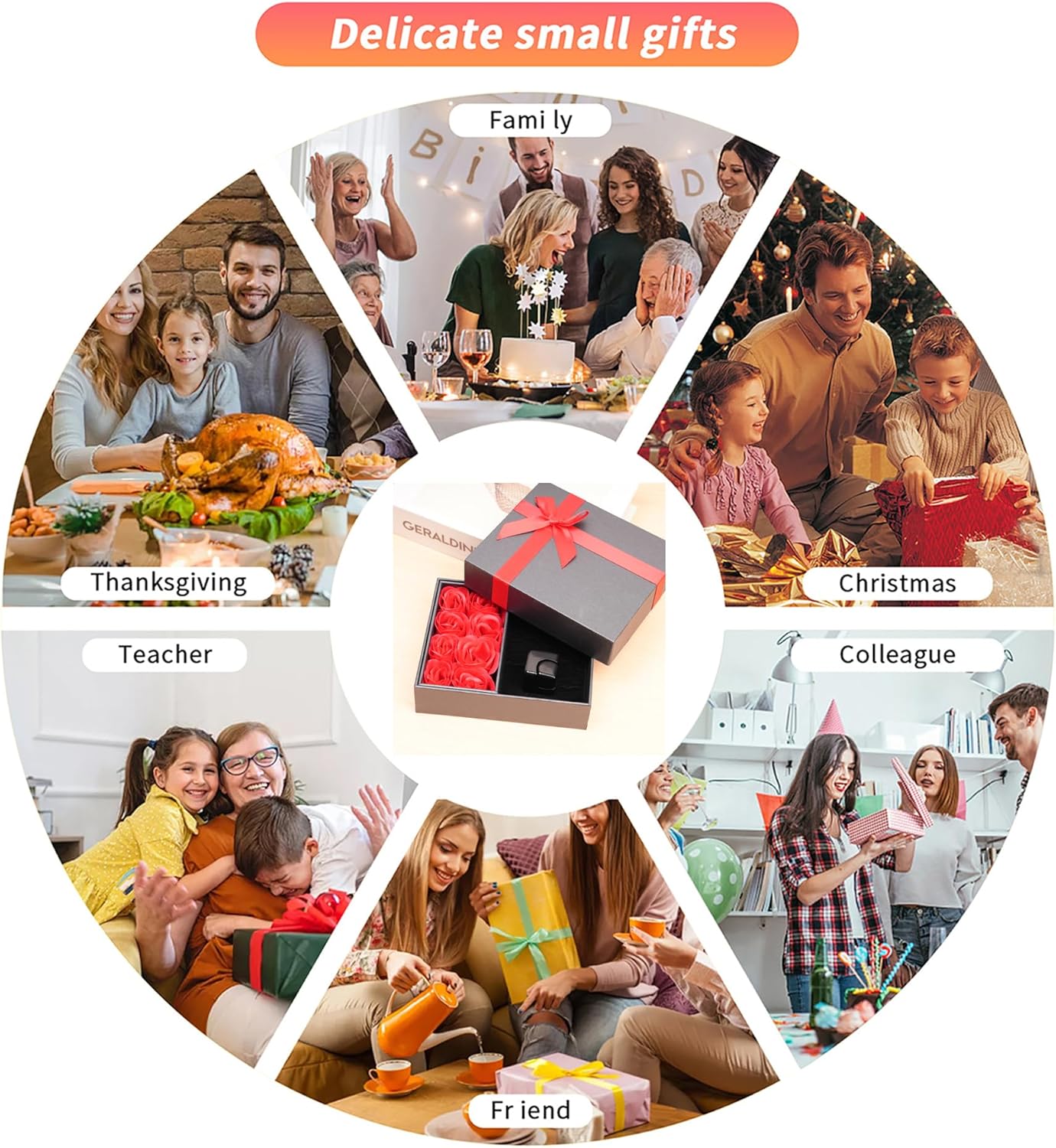 Desk Fidget Toys Spinner-Cube: Figetsss Cool Gadgets Metal Kinetic EDC-Toy with Silicone Base, ADHD Tools Cool Stuff Thing Office Toy Game Stress Relief Gift for Kid Children Teen Adult Christmas