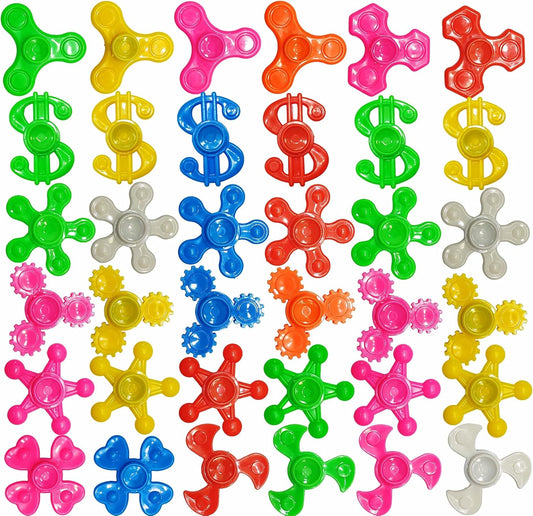 Fidget Spinners Bulk-Mini Fidget Spinner Toys for Kids Teens Adults Birthday Party Favors,Return Gifts,Goodie Bags Stuffers,Party Games,Classroom Rewards Carnival Prizes (50)