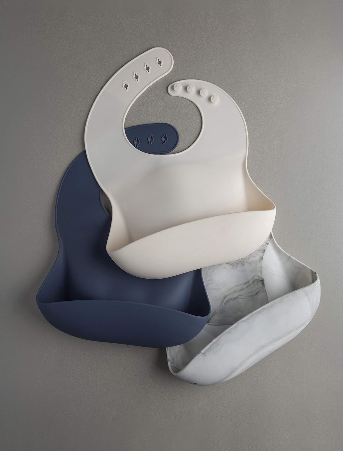 Loulou Lollipop Soft, Waterproof Silicone Feeding Bib