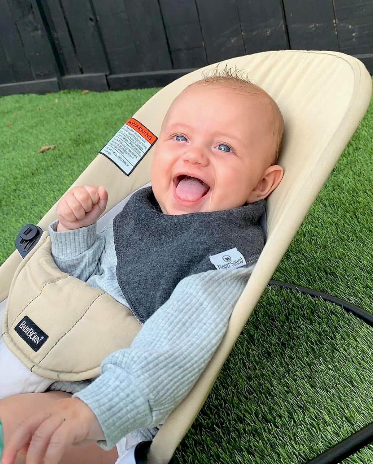 DiaperSquad's Baby Bibs for Drooling and Teething, Bibs for Boys, Baby Girl - Solid Cotton Baby Drool Bibs