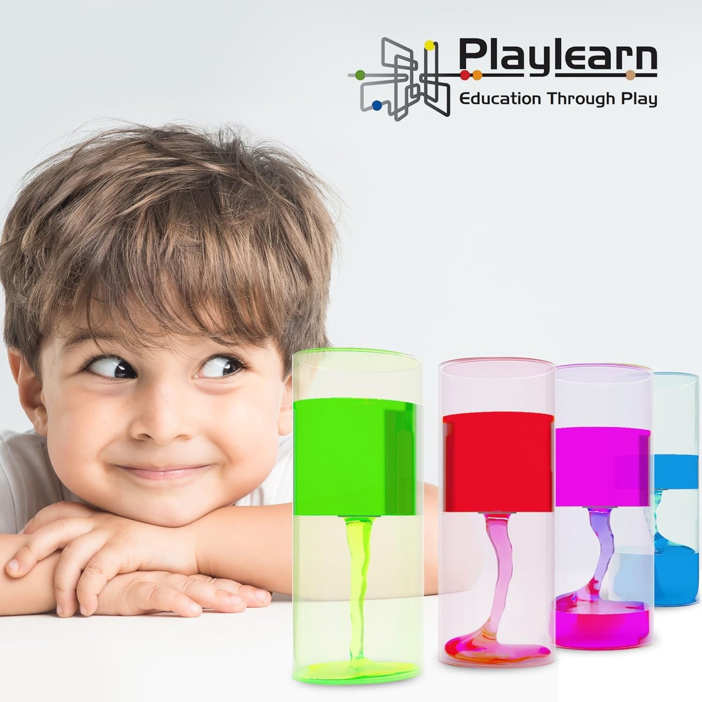 Playlearn Giant Sensory Ooze Tube Liquid Timer 20cm x 8cm