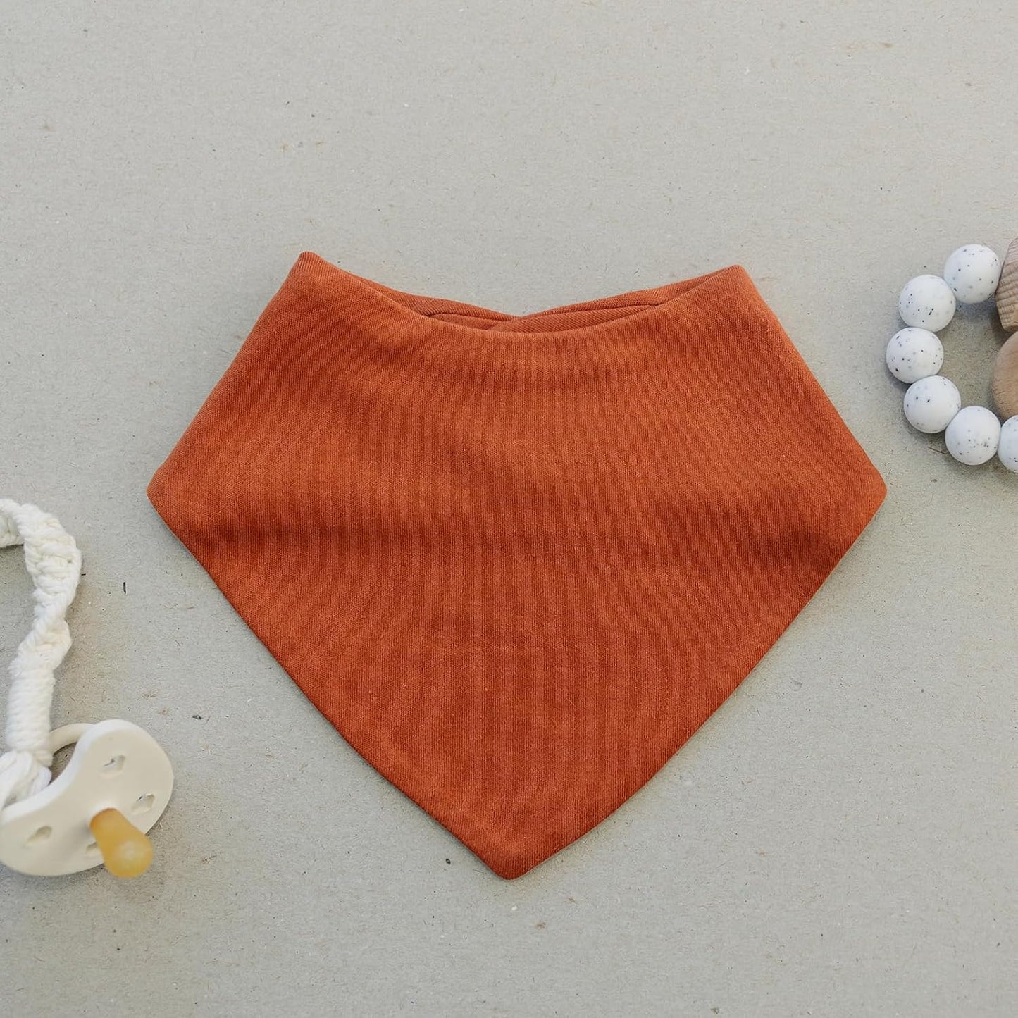 Woolino Merino Wool Baby Bibs - Highly Absorbent Bandana Bib with Cotton Outer Layer and Merino Wool Inner Layer - Pack of 2