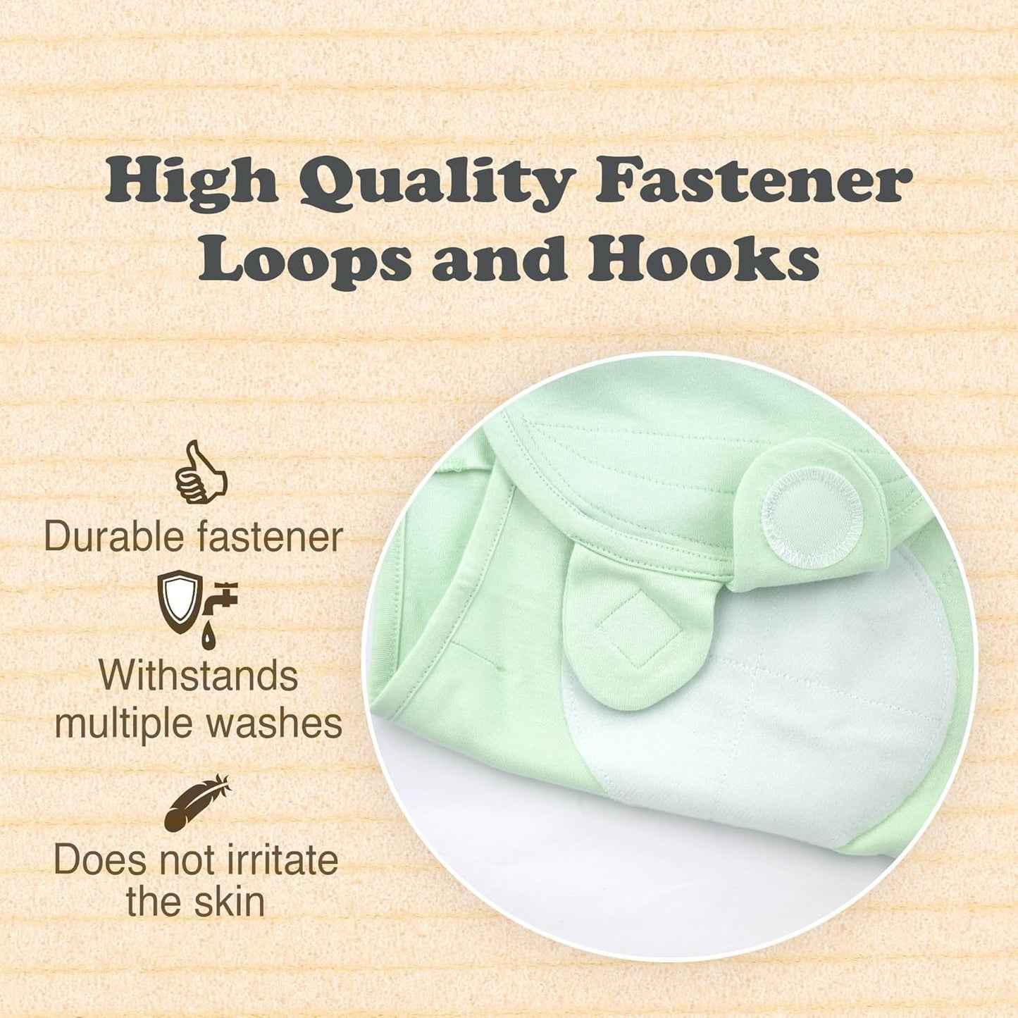 Bublo Baby Swaddles for Newborns – 3-Pack Infant Swaddles 0-3 Months – Adjustable Swaddle Sleep Sack – Soft Organic Cotton Baby Wrap for Safe & Cozy Sleep (Olive-Pastel Green)