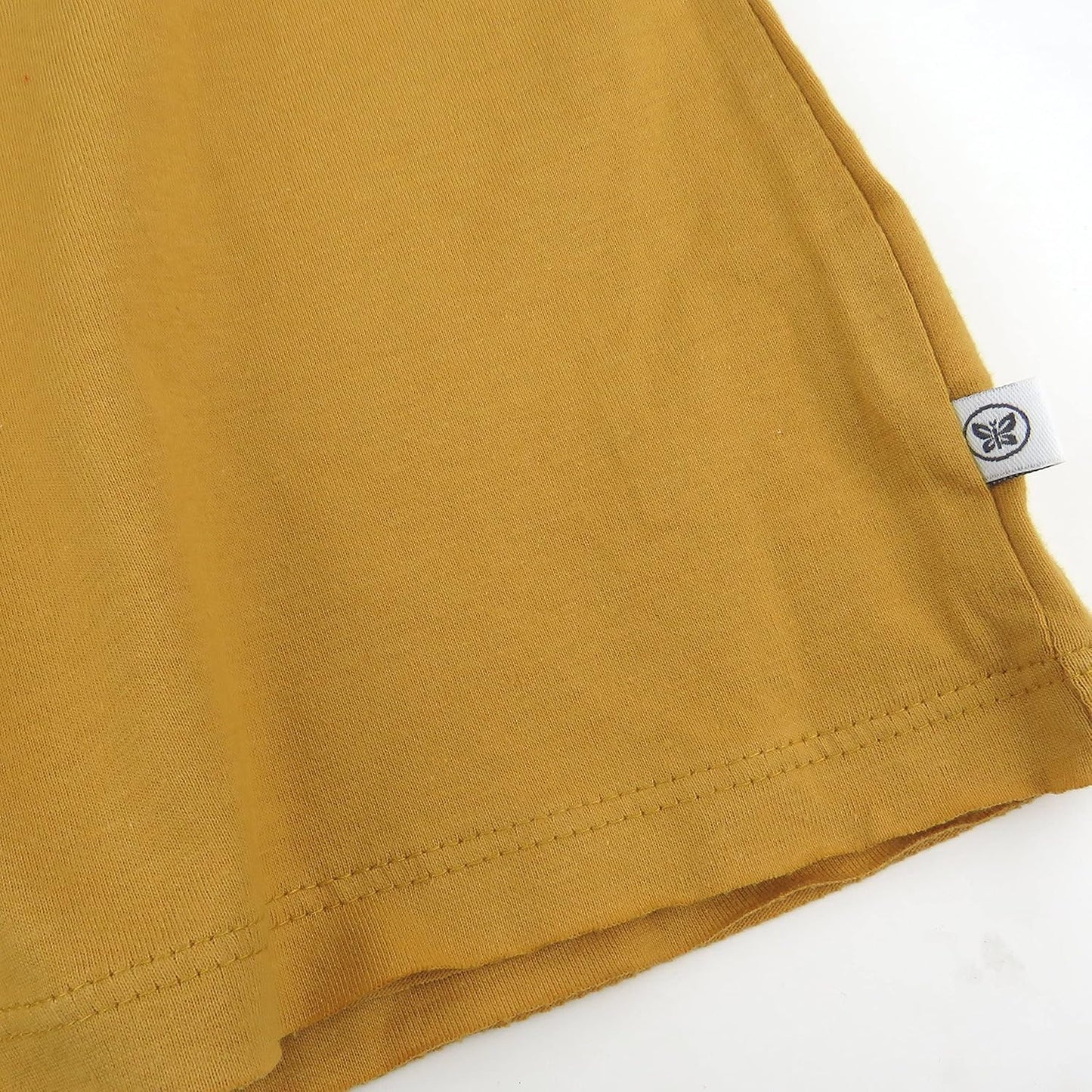 HonestBaby 5-Pack Short Sleeve T-Shirts 100% Organic Cotton Baby, Toddler, Little Kid, Boy, Girl, Unisex