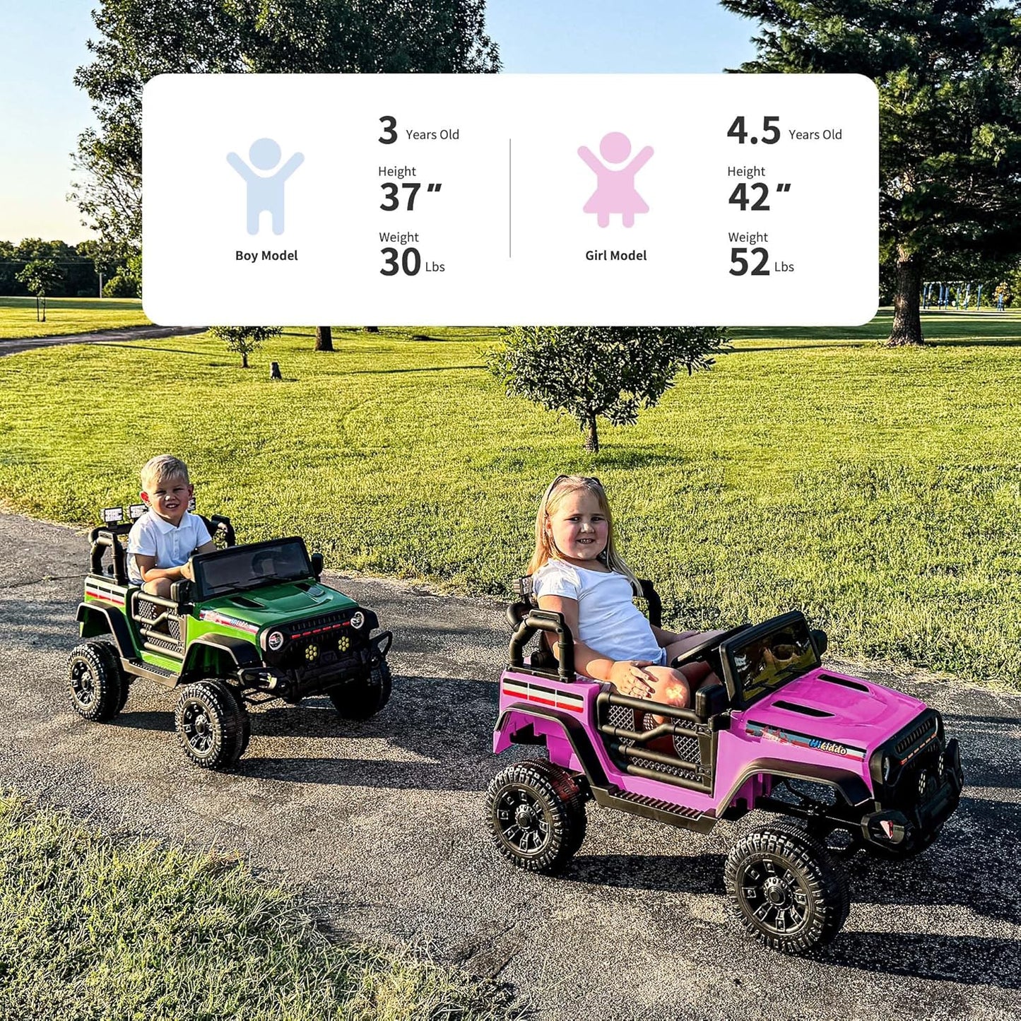 12V Kids Ride on Car Truck, Kids Electric Vehicles Car Ride on Toy for Toddlers w/Remote Control - Pink
